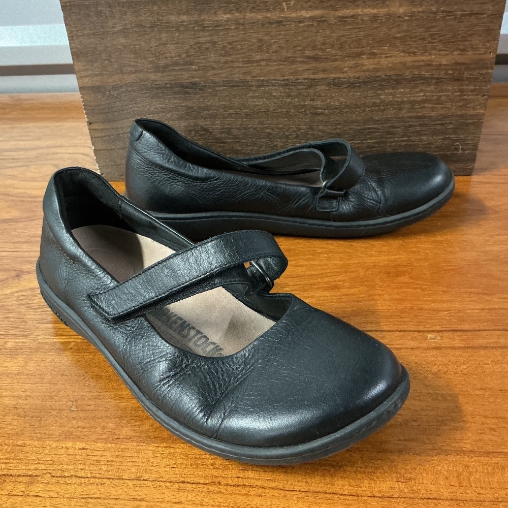 Birkenstock Black Mary Jane Flats